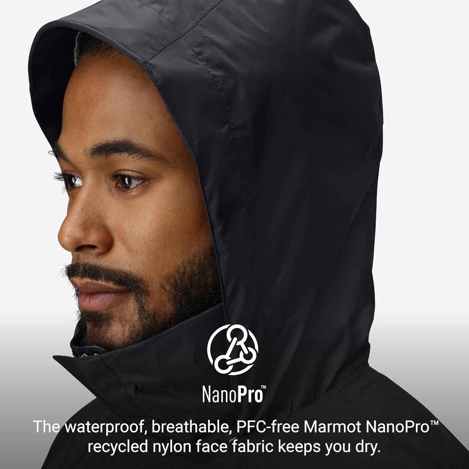 MARMOT Men's Precip Eco Waterproof Rain Jacket - 100% Recycled, Breathable, Lightweight, Packable Raincoat